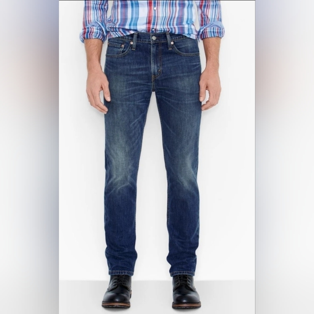 Levi's 511 Slim Stretch Mens 33x32 Lower Rise Denim Jeans